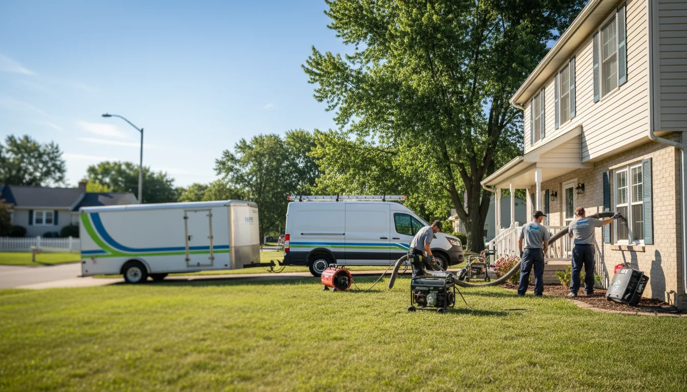 Flooded Basement Restoration And Cleanup With Repair in Kendall, KS near me